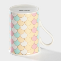 Кружка фарфоровая Доляна «Радужная», 300 мл ㅤ Кружка фарфоровая Доляна «Радужная», 300 мл ㅤ