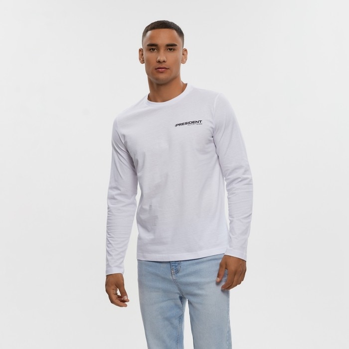 Лонгслив President, размер S, цвет белый Лонгслив President, размер S, цвет белый