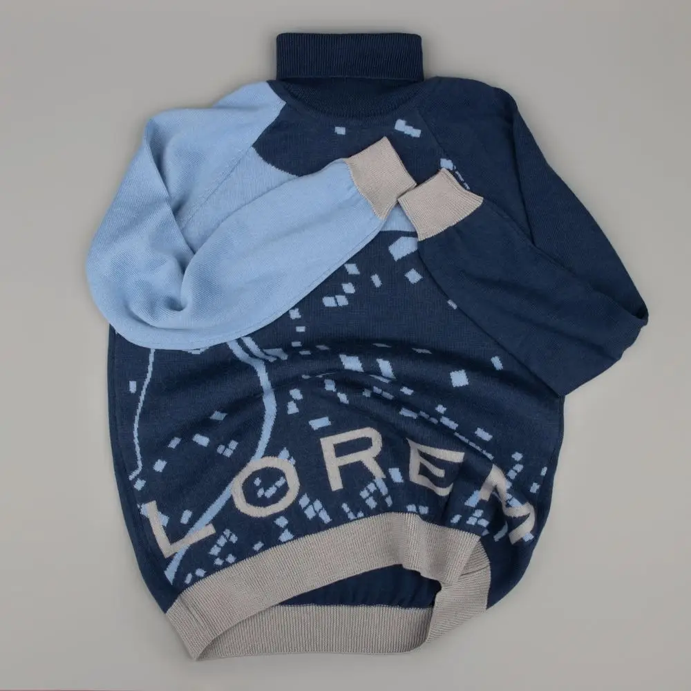 Свитер на заказ Tricksy Net Reglan, полушерсть, размер M