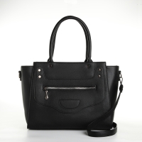 Сумка женская тоут, на молнии, цвет чёрный Сумка женская тоут, на молнии, цвет чёрный