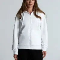 Толстовка на молнии с капюшоном Siverga 2.0, белая, размер M