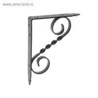 Кронштейн фигурный 200х150 мод.4, черный Кронштейн фигурный 200х150 мод.4, черный