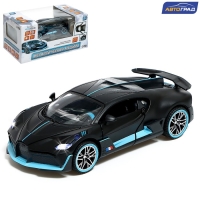 Машина металлическая &laquo;Купе&raquo;, 1:32, открываются двери, капот, багажник, инерция, цвет чёрный