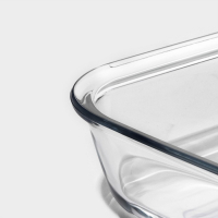 Форма из жаропрочного стекла для запекания квадратная Доляна &laquo;Лазанья&raquo;, 1,6 л, 24,7&times;22&times;5,2 см