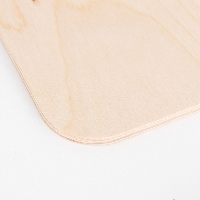 Доска разделочная деревянная "Классика", с ручкой, 25&times;15&times;0,6 см