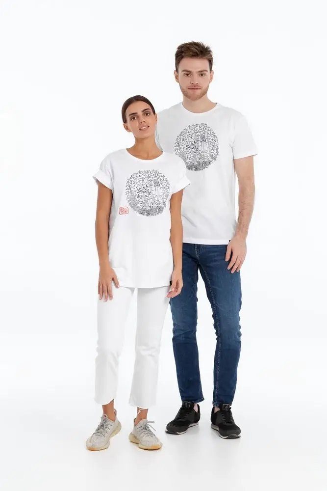 Футболка &laquo;Качели&raquo;, белая, размер S