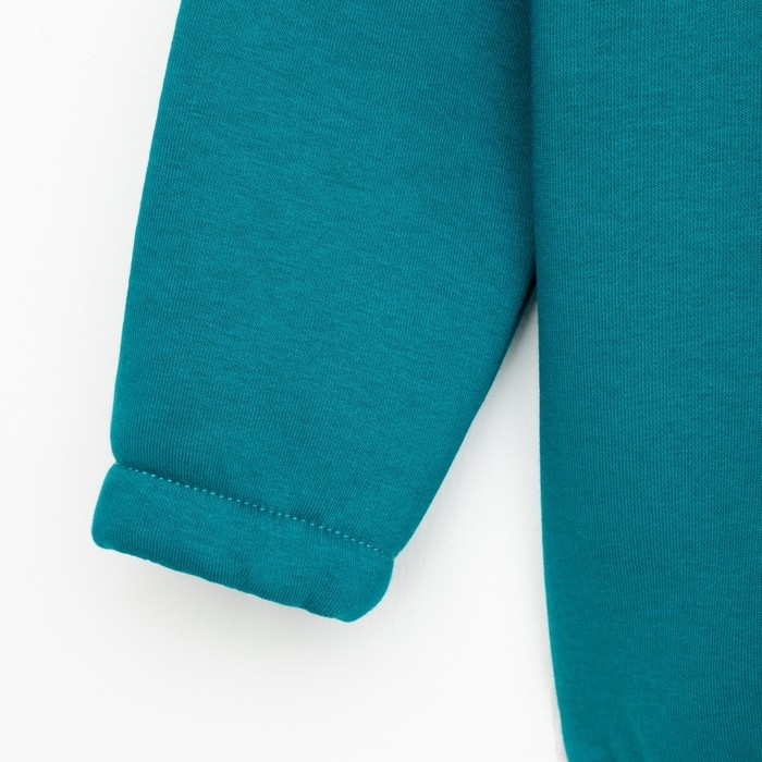 Костюм детский (худи, брюки) MINAKU: Basic Line KIDS, oversize, цвет изумруд, рост 116