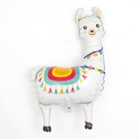 Шар фольгированный 37" &laquo;Лама&raquo;, фигура