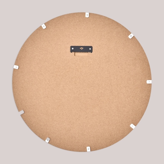 Зеркало настенное Зеркало настенное "Белый Рубин", в круглом корпусе, d=50,5см