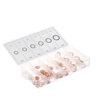 Набор медных прокладок, 6 размеров, 110 шт Набор медных прокладок, 6 размеров, 110 шт