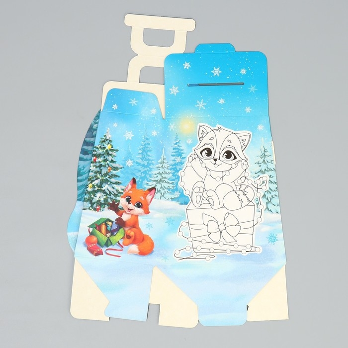 Коробка подарочная новогодняя складная &laquo;Волшебства &raquo;, 16 х 10 х 18 см, Новый год