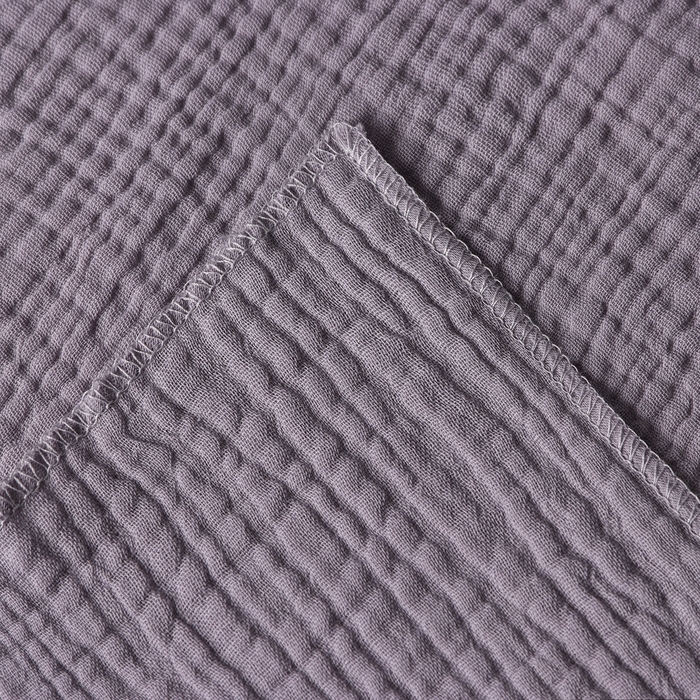 Пеленка двухслойная "Крошка Я" Gray-blue 130х100см, 100 % хлопок