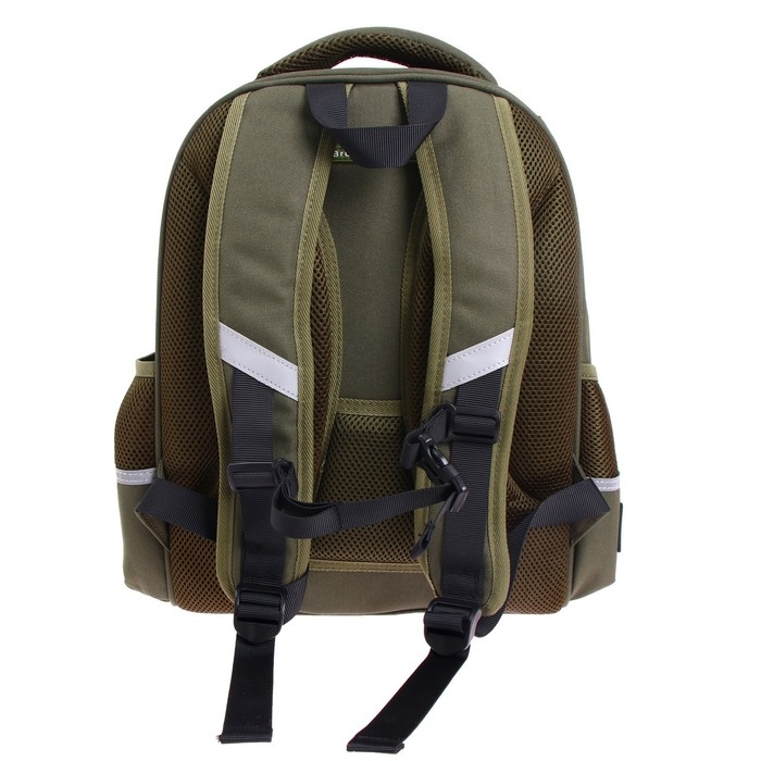 Рюкзак каркасный 38 х 30 х 20 см, + пенал, Bruno Visconti "Внимание"