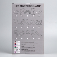 Неоновая вывеска &laquo;Полумесяц&raquo; 30 x 18.5 см, батарейки AAx3 (нет в комплекте) + USB, свечение тёплое белое