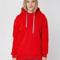 Толстовка с капюшоном Unit Kirenga Heavy красная, размер S