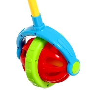 Каталка на палочке «Звонкий шар», звенит Каталка на палочке «Звонкий шар», звенит