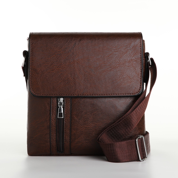 Сумка мужская, цвет коричневый