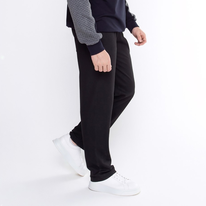 Брюки мужские, цвет черный, размер 54