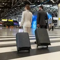 Чемодан Santiago L, темно-серый