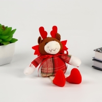 Новый год! Мягкая игрушка «Олень», цвет МИКС Новый год! Мягкая игрушка «Олень», цвет МИКС