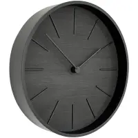 Часы настенные Plato, черное дерево