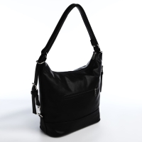 Сумка-тоут на молнии, цвет чёрный Сумка-тоут на молнии, цвет чёрный