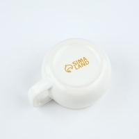 Чайная пара керамическая &laquo;Слушай своё сердце&raquo;, 300 мл , цвет белый