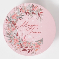 Коробка подарочная &laquo;Magic time&raquo;, 19,5 х 22 см, Новый год