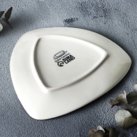 Тарелка керамическая &laquo;Фьюжен&raquo;, 18 х 18 см, цвет белый