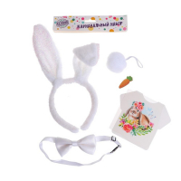 Карнавальный костюм &laquo;Милашка&raquo; термонаклейка, ободок, бабочка, брошка, хвостик, МИКС