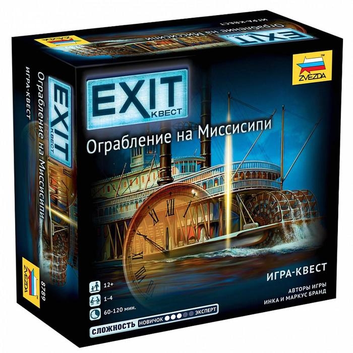 Настольная игра &laquo;Exit. Ограбление на Миссисипи&raquo;