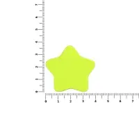 Наклейка тканевая Lunga Bial, M, желтый неон