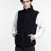 Жилет флисовый унисекс Nesse, черный, размер XS/S