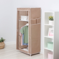 Шкаф тканевый каркасный, складной LaDо́m, 70&times;45&times;150 см, цвет бежевый