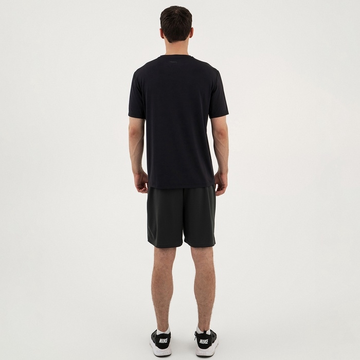 Футболка мужская со вставками, базовая, размер XXL(54), цвет черный