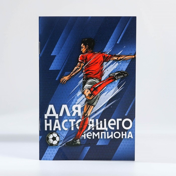 Подарочный набор блокнот - раскраска, мелки 4 шт. «Настоящий чемпион» Подарочный набор блокнот - раскраска, мелки 4 шт. «Настоящий чемпион»