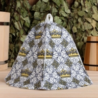 Шапка для бани "Царская" Шапка для бани "Царская"