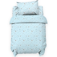 Комплект постельного белья LoveLife "Нежность112*143 см, 60*120+20 см, 40*60 см, сатин, 100% хлопок Комплект постельного белья LoveLife "Нежность112*143 см, 60*120+20 см, 40*60 см, сатин, 100% хлопок