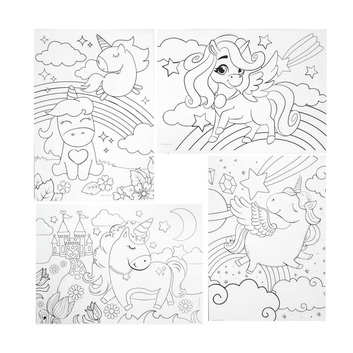 Набор для рисования &laquo;Волшебный единорог&raquo;, 150 предметов