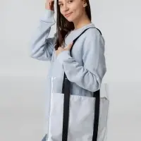 Шопер Clarity с белым органайзером, прозрачный Шопер Clarity с белым органайзером, прозрачный