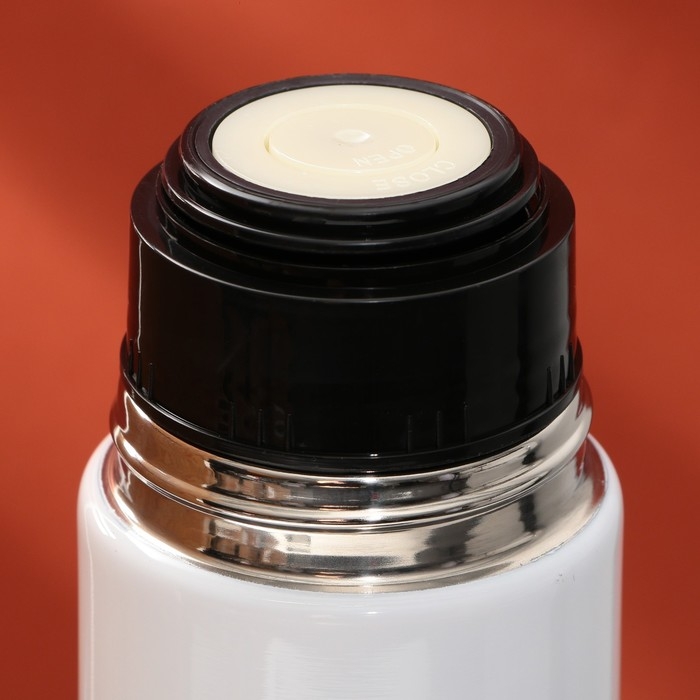 Термос Mode Forrest, рельефный, 500 мл, белый, сохраняет тепло 10-12 ч