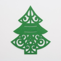 Новый год. Набор конвертов для столовых приборов Доляна "Пушистая ёлочка" - 4 шт.