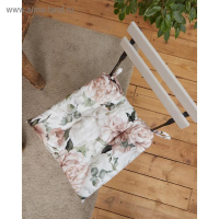 Сидушка на стул "Этель" Пионы 42х42см, 100% хлопок, 190 г/м2 Сидушка на стул "Этель" Пионы 42х42см, 100% хлопок, 190 г/м2