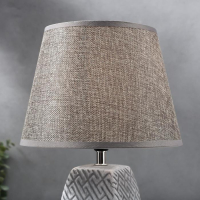 Лампа настольная 16444/1GR E14 40вт серый 22х22х34 см RISALUX Лампа настольная 16444/1GR E14 40вт серый 22х22х34 см RISALUX