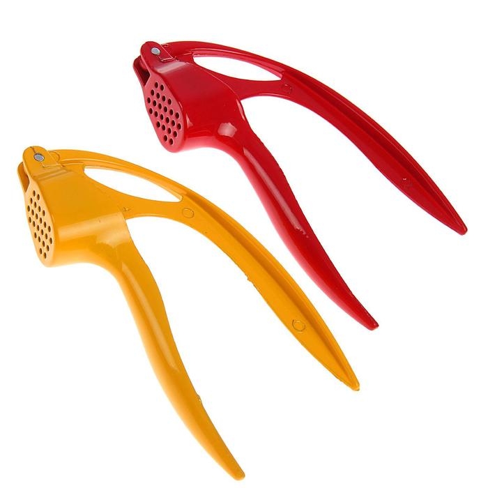 Пресс для чеснока Доляна &laquo;Краски&raquo;, 16 см, цвет МИКС