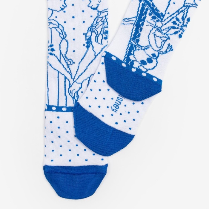 Колготки детские &laquo;Эльза и Анна&raquo; Холодное сердце, Дисней, рост 116-122 см