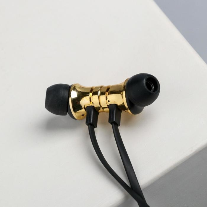 Беспроводные наушники на магните с микрофоном &laquo;Мрамор&raquo;, мод. I13 ,9 х 13,5 см.