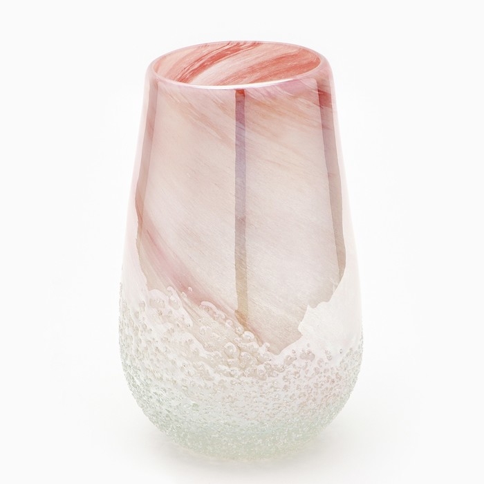 Ваза для цветов &laquo;Элен&raquo; из цветного стекла 24&times;14,2&times;14,2 см