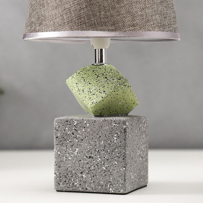 Лампа настольная 16251/1GR Е14 40Вт серый 20х20х33,5 см RISALUX