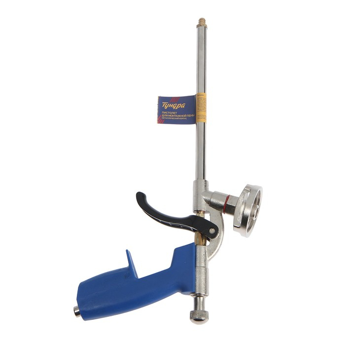 Пистолет для монтажной пены ТУНДРА, металлический корпус Пистолет для монтажной пены ТУНДРА, металлический корпус